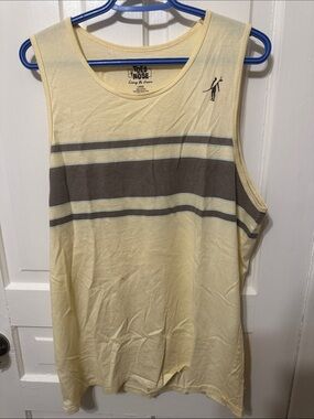 Tofino & Co. Men's Yellow Striped Tank Top
